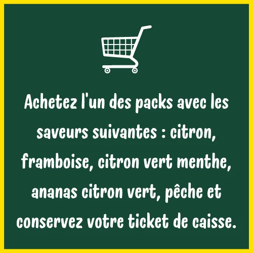 Achetez L'un Des Packs Avec Les Saveurs Suivantes Citron, Framboise, Citron Vert Menthe (10) (1)