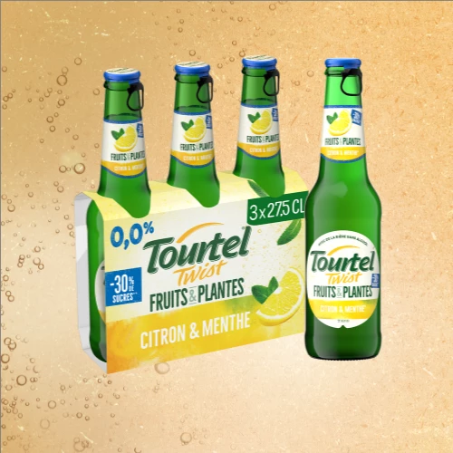 Pack Tourtel Twist Fruits & Plantes Citron & Menthe